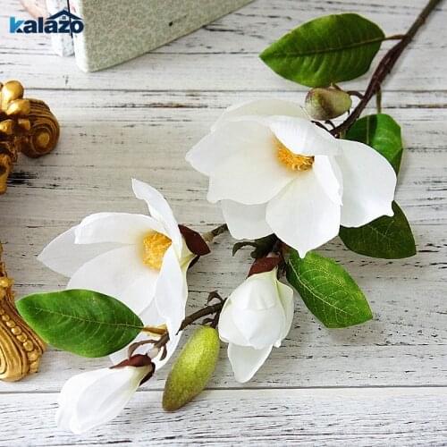 4 perfumes magnolia flowers Mulan kapok simulation silk flowers home wedding photography wedding decoration ornaments