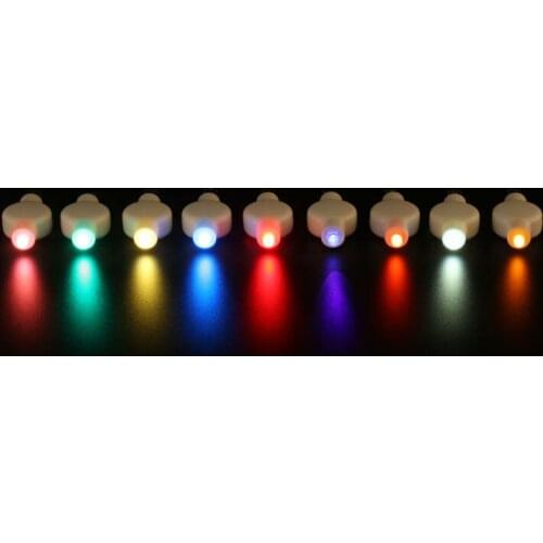 Kitosun 100pcs/pack Hanging LED Lights Paper Lantern Light Balloon Lights Battery Operated for Wedding Christmas Halloween Decor