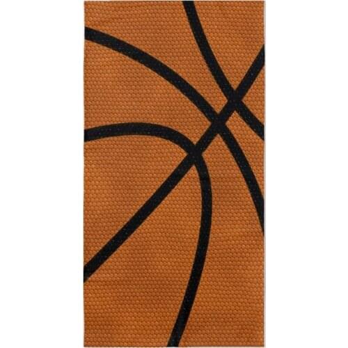 Cool Basketball Ball Design Gym Towel Sport Basketball Beach Train Bath Towels for Adult Big Men Fitness Swimming Surf Towel 140