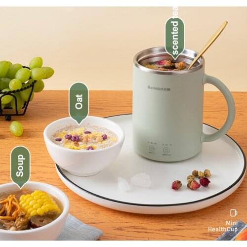 350ML Mini Electric Kettle Boiled Water Teapot Stew Cup Heating Cup Health Preserving Pot Desktop Mini Kettle with Strainer 220V