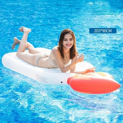 Candle Deck Inflatable Pool Float Swimming Pool Float Bed Sea Mattress Swimming Party Toy For Childen Adults Water Toys
