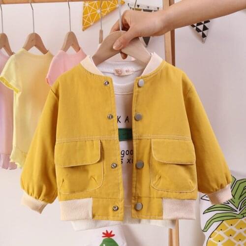 Kids Coat Spring and Autumn Baby Girl Coat New Korean Style Casual 0-4 Years Old Baby Jacket
