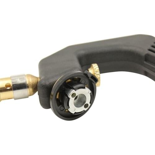 Portable Gas Torch Flame Gun Blowtorch Copper Flame Butane Gas-Burner Lighter Heating Welding Outdoor Camping BBQ Spray Gun