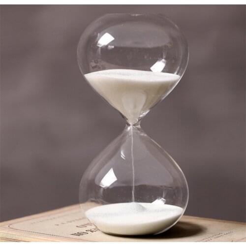 Supply Glass Hourglass Timer 30 Minutes Hourglass Timer Children Brush Their Teeth Sandglass Home Decor