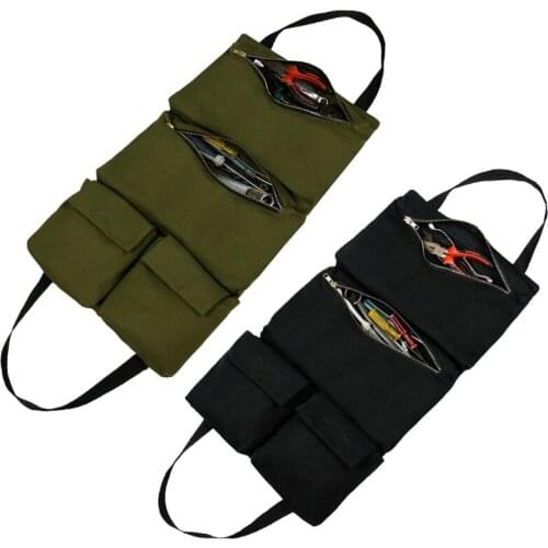 G5AB Hanging Tool Zipper Carrier Tote Pockets for Different Types Tool Accesorries for Electrical Tools Garden Tools Plumbing