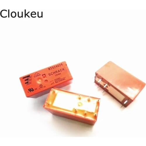 Relay DIP8 RT424005 RT424012 RT424024 5V 12V 24V 8A