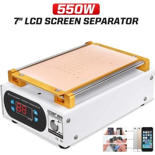 LCD Screen Separator Auto Heating Platform Phone Repair Machine Glass Removal Smooth Plate Screen Separator 7inch 220/110V