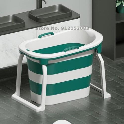 Folding Bath Bucket Adult Large Bath Artifact Baby Swimming Body Can Sit And Lie High Home Bathtub Bathtub