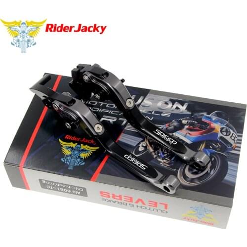 Riderjacky For Triumph SPEED TRIPLE R 2016-2018 2017 Motorcycle CNC Folding Extendable Brake Clutch Levers