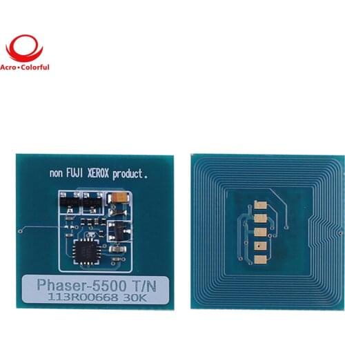 5500 113R00668 refilled laser printer cartridge toner reset chip for Xerox phaser 5500