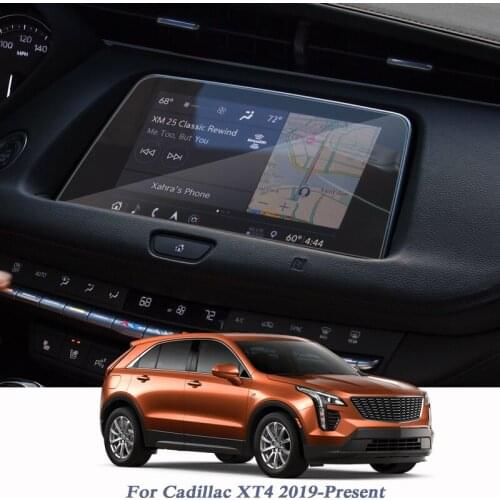For Cadillac XT4 2019-Present Car Styling GPS Navigation Screen Glass Protective Film Dashboard Display Protective Film Internal