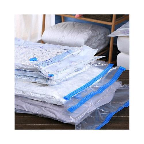 1pcs Hot Vacuum Bag Storage Organizer Transparent Border Foldable Extra Large Seal Compressed travel Saving Space Bags