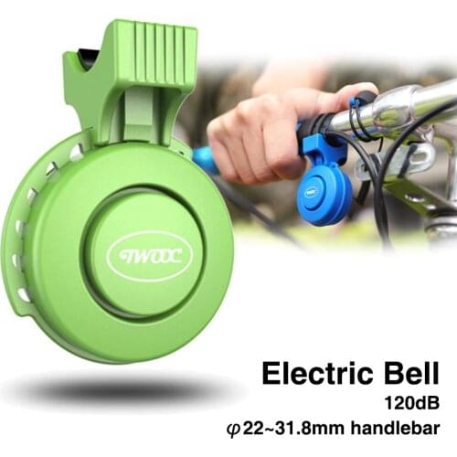 Bicycle Electronic Bell Horn Waterproof Cycling 120 db Bike Handlebar Ring Strong Loud Electric Bell Sound Bike Horn Safety