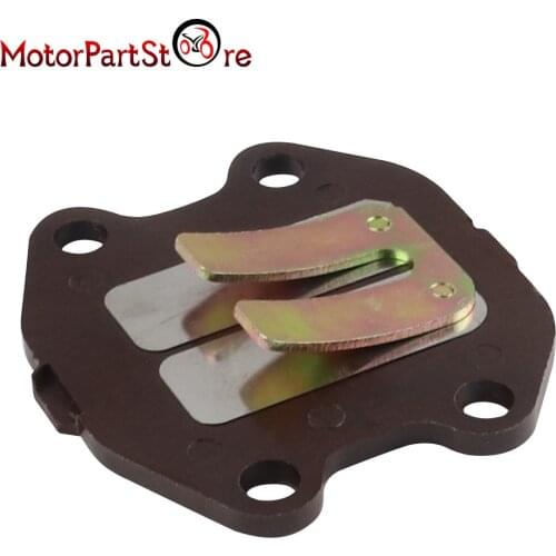 Durable Motorcycle Intake Reed Valve Assembly Motor Reed Block Valve Intake Plate for Yamaha PW50 PW 50 Y-Zinger QT50 1981-2009