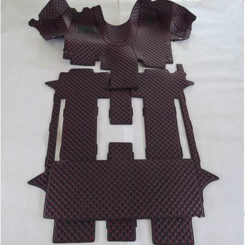 High quality! Full set car floor mats + Trunk mat for Volkswagen Multivan T6 2020-2015 7 seats waterproof durable car carpets