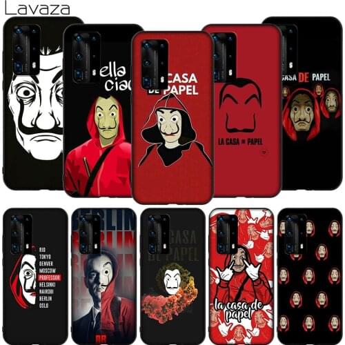 WEBBEDEPP Spain TV La Casa de papel TPU soft Case for Huawei Honor Nova View 20 9X P20 Y9 5i P Smart Z Prime plus Lite Pro 2019