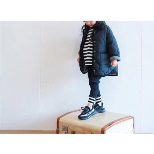 Girls Winter Coat Thicken Casual Single-breasted Jacket For Boys Kids Clothing High Quality Down Coats Child Outwear 1-6 Years