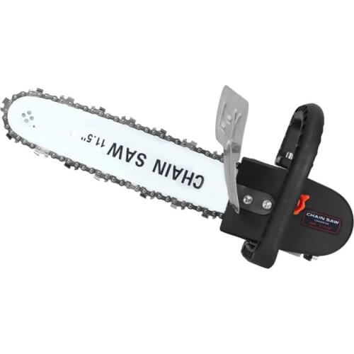 11.5 Inch Chainsaw Bracket Changed 100 125 150 Electric Angle Grinder Into Chain Saw Woodworking Power Tool