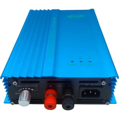 500W Micro Grid Tie Inverter MPPT Pure Sine Wave for Solar PV Panels &12V/24V36V/48V/72V Adjutable Battery discharge