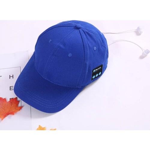 Bluetooth Baseball Cap Wireless Summer Hats Headphones Headset Fasion Caps with Stereo Earphone Christmas Gift For Running