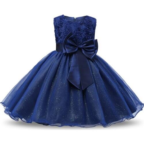 Kids Floral Dress Children Flower Girl Dresses Tutu Wedding Birthday Party Gowns For Girls Childrens Costume Teenager Vestidos