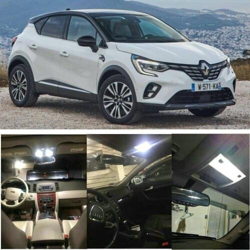 For 2020 2019 Renault Captur Car Led Interior Lights 14pc