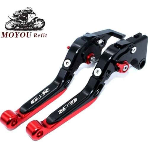 For SUZUKI GSR 750 2011-2016 GSR 600 2006-2011 Motorcycle Accessories CNC Short Brake Clutch Levers LOGO GSR