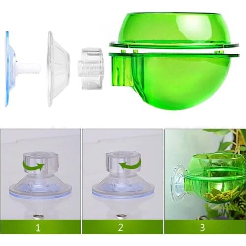 Reptile Anti-escape Food Bowl Cup Turtle Lizard Worm Live Food Container