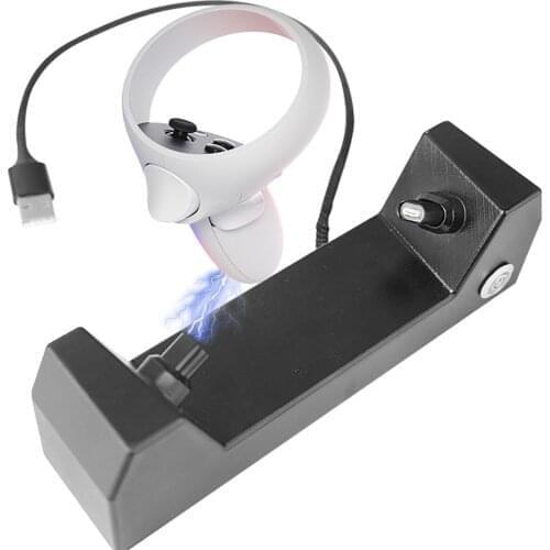 Vr Accessories For Oculus Quest 2 Touch Controller Magnetic Charging Dock Station Quick Charge Stand For Oculus Quest2 New Hot