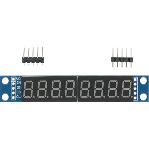 MAX7219 CWG 8-Digit Digital Tube Display Control Module Red Three IO H11