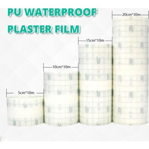 Medical Transparent Tape PU Film Adhesive Plaster Waterproof Anti-allergic Medicinal Wound Dressing Fixation Tape