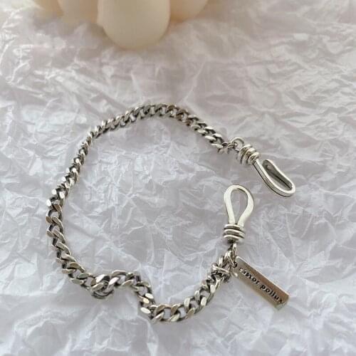 Miuoxion Retro Personality Party Punk Jewelry Simple Chain Bracelet Romantic For Women Feature Namour Charm Gift All Seasons