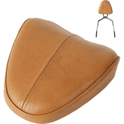 Motorcycle Tan Passenger Sissy Bar Pad For Indian Scout 2015-2020 Sixty 2016-2020 Bobber
