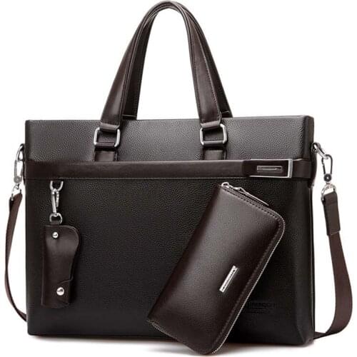 2017 New Fashion Handbag Men Briefcase Men Business Mens Bag Casual Briefcase Luxury Designer Notebook Business Male Laptop Bag