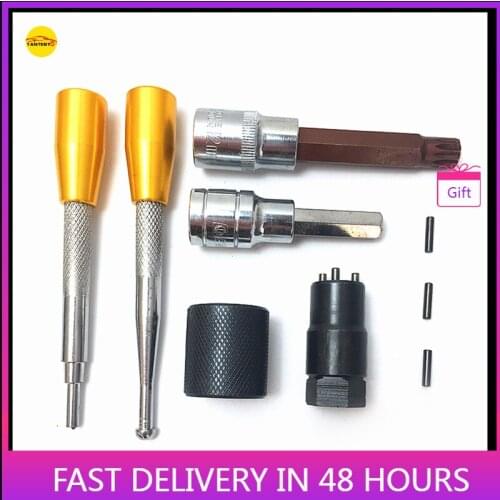 For Bossch Deenso Diesel Common Rail Injector Disassemble Tool Sets Valve Seal Ring Remove Eelectromagnetic Valve Screw Wrench