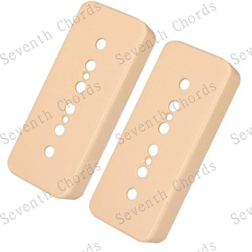 2Pcs/lot Cream P90 Soapbar For Electric Guitar Soap bar Guitar Humbucker lid shell guitar accessories
