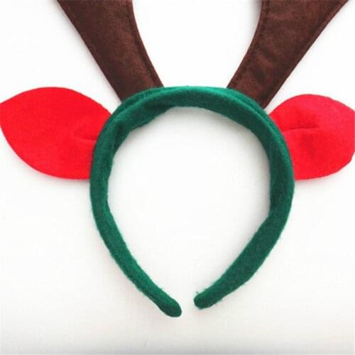Sky Elina Santa Claus Reindeer Tricolor Antler Headdress Christmas Hair Accessories Creative Makeup Decoration Household 5zHH103