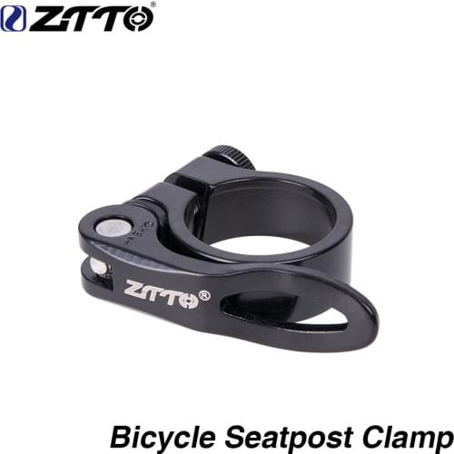 ZTTO Bicycle Seatpost Clamp 31.8mm 34.9 MTB Bike Cycling Saddle Seat Post Ultralight Clamp Quick Release