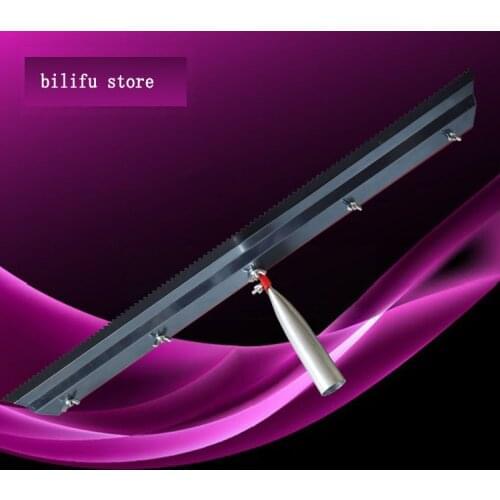 56cm Stainless Steel Notched Squeegee Epoxy Cement Painting Coating Self Leveling Flooring Gear gauging Rake Construction Tools