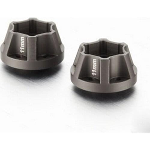 TFL RC Car accessories 1/10 AXIAL SCX10 Crawler 13MM Widen Hex Connector for 1.9inch Wheel TH01883-SMT6