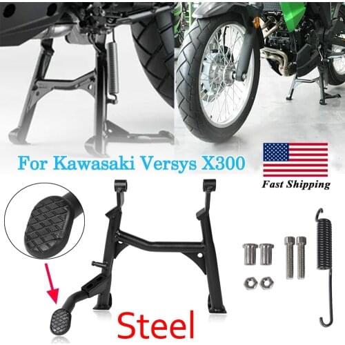 Versys X-300 Black Centerstand Center Kickstand Foot Center Stand Support For Kawasaki Versys X300 Versys-X300 2017-2021 2020 19