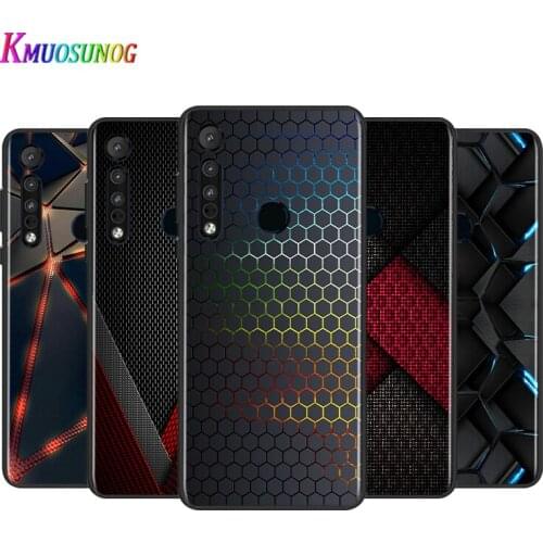Mature Texture Carbon Fiber For Motorola G9 G8 G Stylus Power One Fusion Hyper Edge E7 E6 5G Plus Play Lite Phone Case