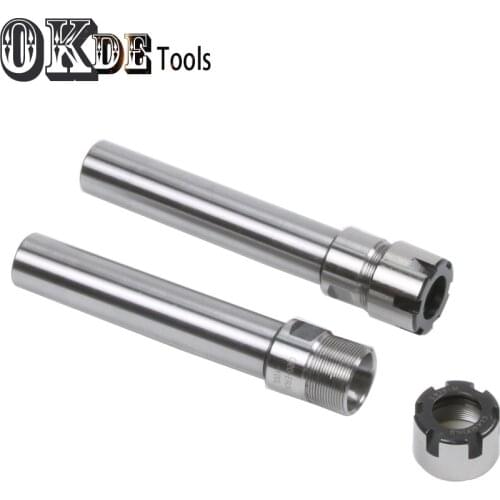 1PCS A/M C20 ER11 C20 ER16 ER25- 100L 150L 200L collet chuck deep processing CNC straight shank 20mm extension rod for CNC mill