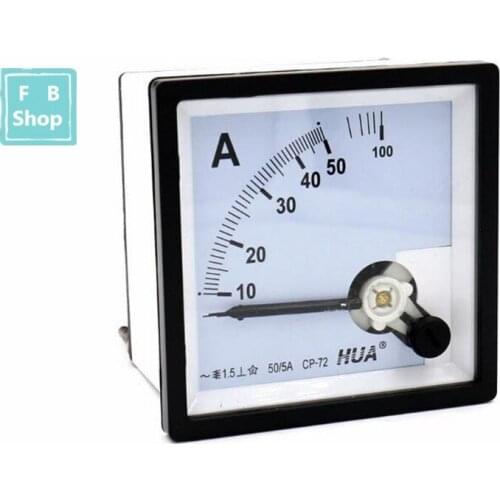 1PCS CP-72/SQ-72/CZ-72 AC 500/5A 750/5A 800/5A 1000/5A 2000/5A 100/1A 300/1A Accuracy Analog Panel Meter Ammeter Amperemeter