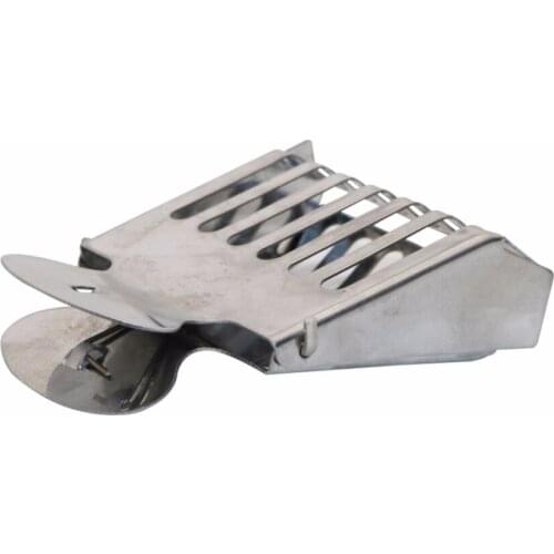 1pcs stainless steel book clip type king cage escape metal king cage beekeeping tools wholesale beekeeping tools supplies