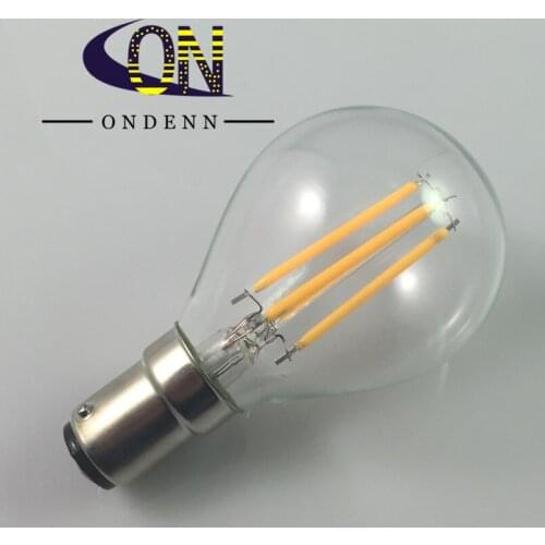 10pcs/lot B15D G45 2W 4W 6W COB LED Filament Light 2W 4W 6W LED COB Bulb Light B15 Warm White Dimmable AC220V