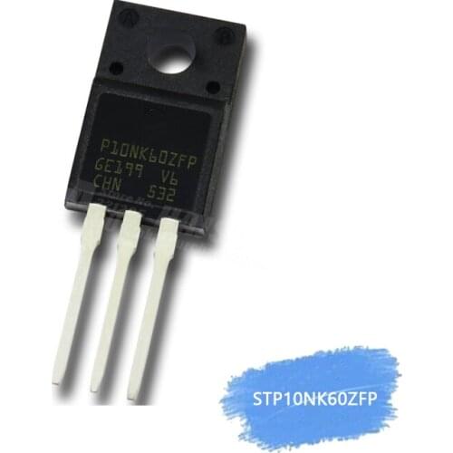 10PCS STP10NK60ZFP TO-220F STP10NK60ZFP TO220 10NK60ZFP TO220F 10NK60 STP10NK60 TO-220