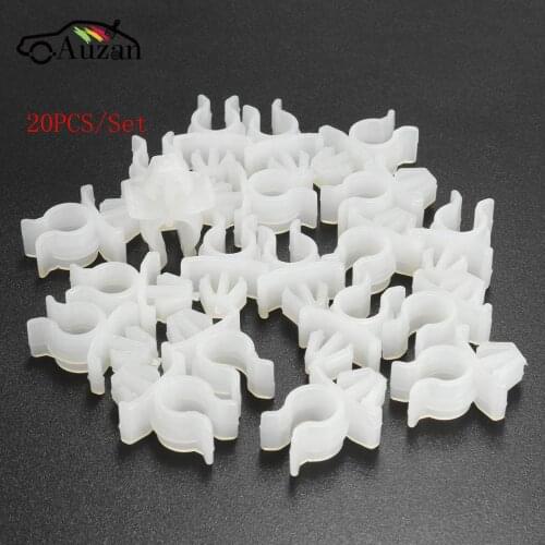 20pcs 10mm Car Hood Bonnet Prop Rod Support Holder Clips Panel Fender Bumper Holds 8.5mm/9mm Rod For Nissan