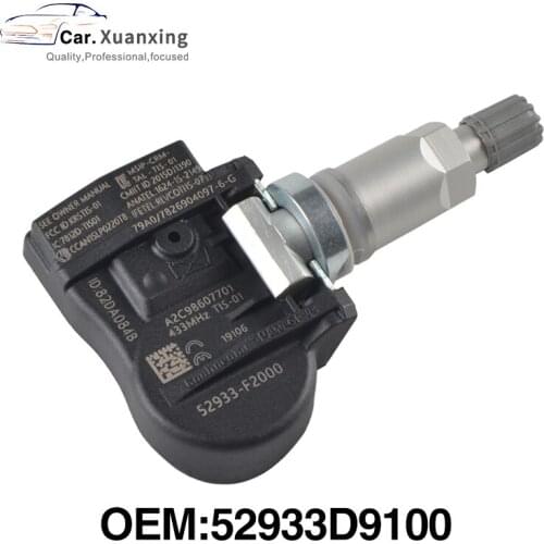 52933D9100 Tire Pressure Sensor Monitoring System 433MHZ TPMS For Kia 11-19 NIRO SPORTAGE17-19 SORENTO18-19 G90 17 HYUNDAI 2018