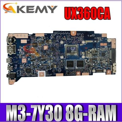 90NB0BA0-R00060 Mainboard For ASUS Zenbook UX360C UX360CA UX360CAK Ultrabook Laptop Motherboard UX360CA Mainboard M3-7Y30 8G-RAM